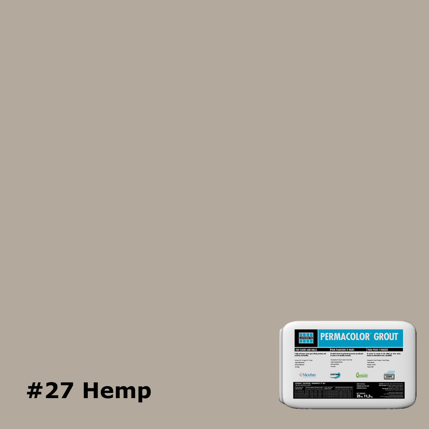 Permacolor Grout of Laticrete