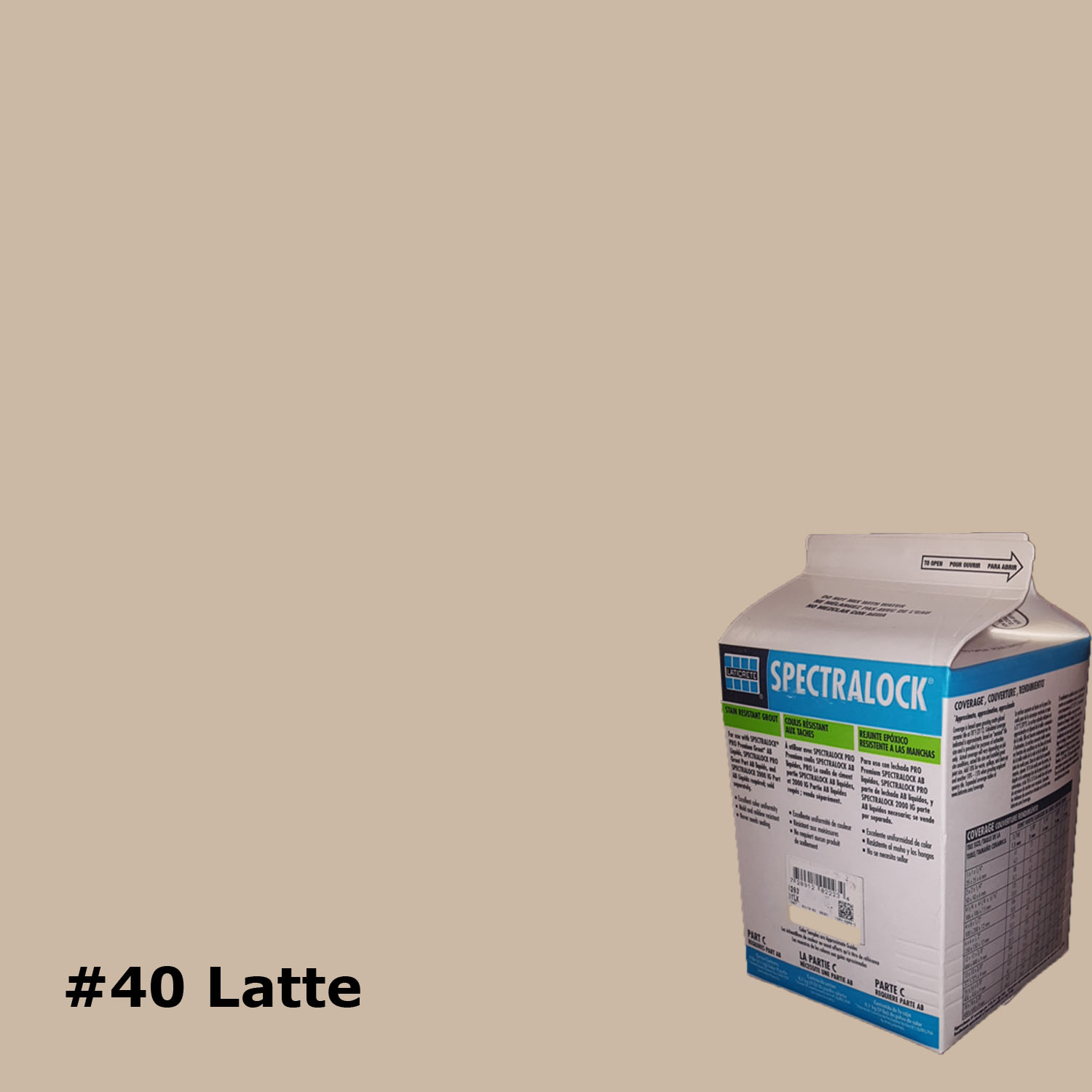Spectralock PRO Premium Grout of Laticrete