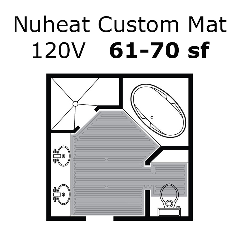 Nuheat Custom Mats of NuHeat