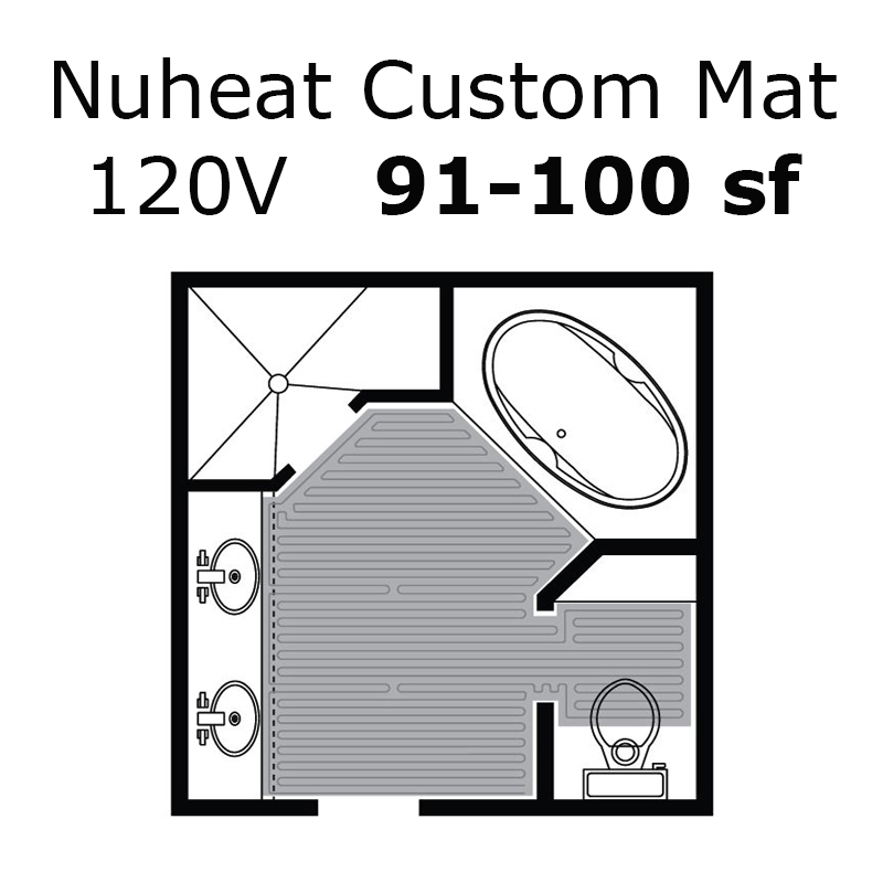 Nuheat Custom Mats of NuHeat