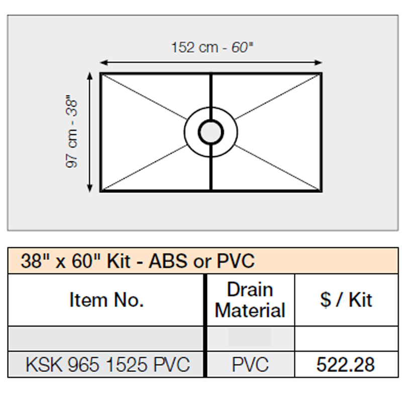 Kerdi-Shower-Kit of Schluter