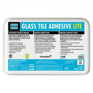 Glass Tile Adhesive Lite Installation