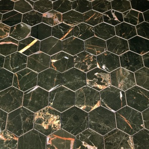   Laurants Brown 3" Hex Mosaic