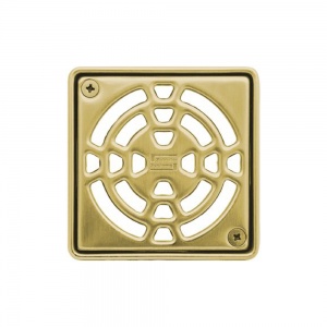 4" x 4" Classic Gold Drain