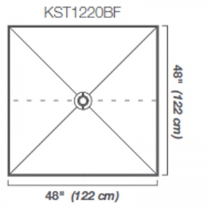 48" x 48" Shower Tray  