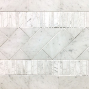 Bianco Gioia Marble Installation