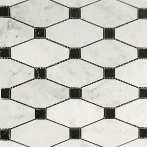   Oxford w/ Nero Marquina Mosaic