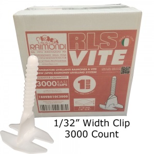   Level Clip 1/8"-5/8" - 3000 pcs  